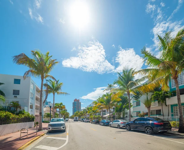 Zon Schijnt Het Prachtige Miami Beach Winter Southern Florida Verenigde — Stockfoto