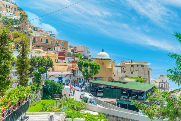 City Life Wonderful Positano Amalfi Coast Italy — Foto de Stock