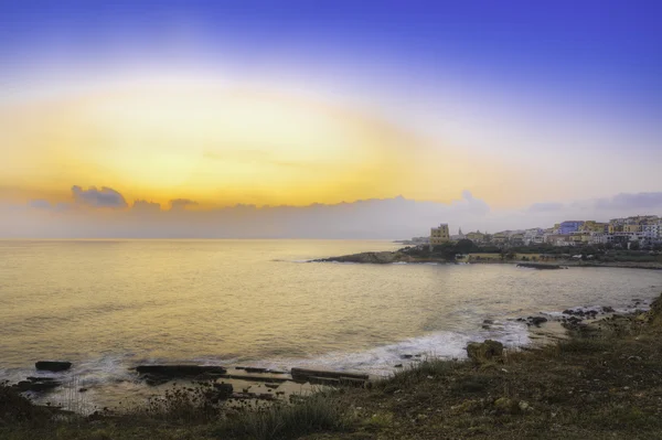 Zonsondergang in alghero — Stockfoto