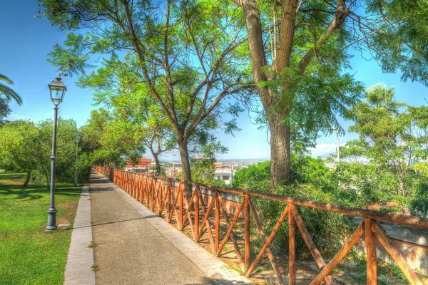 Fence and lamppost — Stock Photo, Image