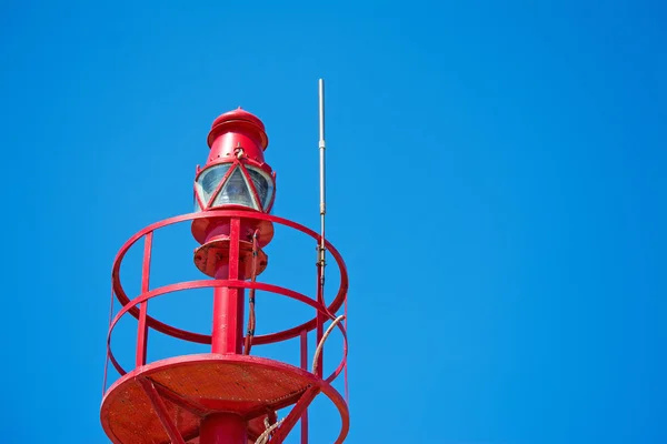 Czerwona latarnia morska — Zdjęcie stockowe