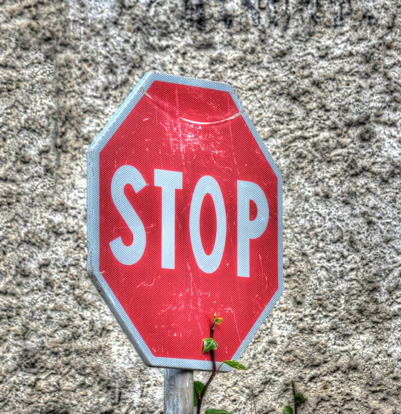 Sign on the wall — Stock Photo, Image