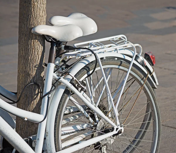 Fahrräder angebunden — Stockfoto