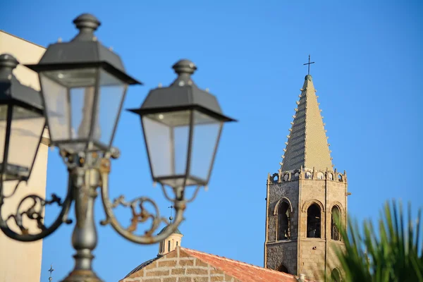 Lantaarnpaal in Alghero — Stockfoto