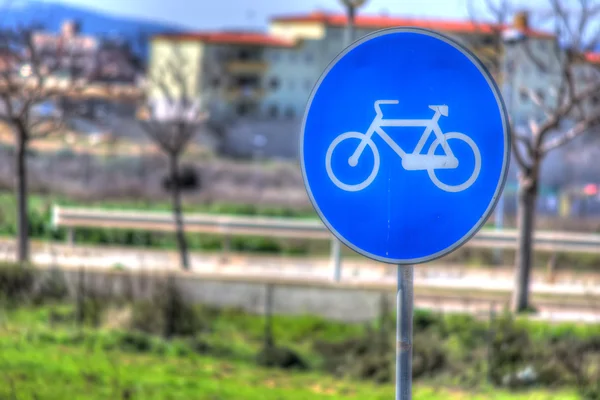 Signo de bicicleta —  Fotos de Stock