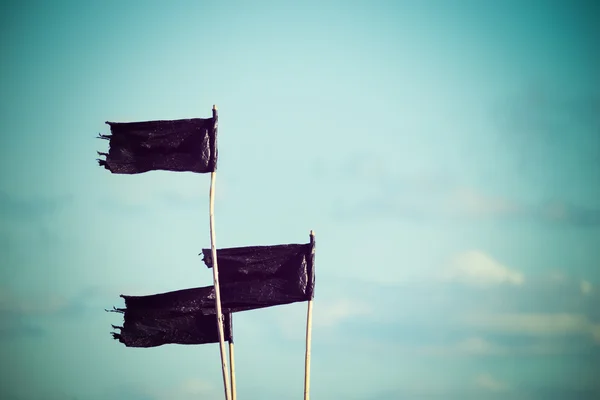 Plastic flags — Stock Photo, Image