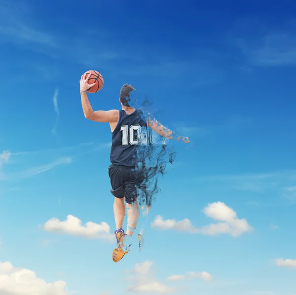 Player with dispersion — Stock Photo, Image