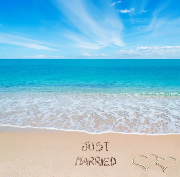 Just married — Stock Photo, Image