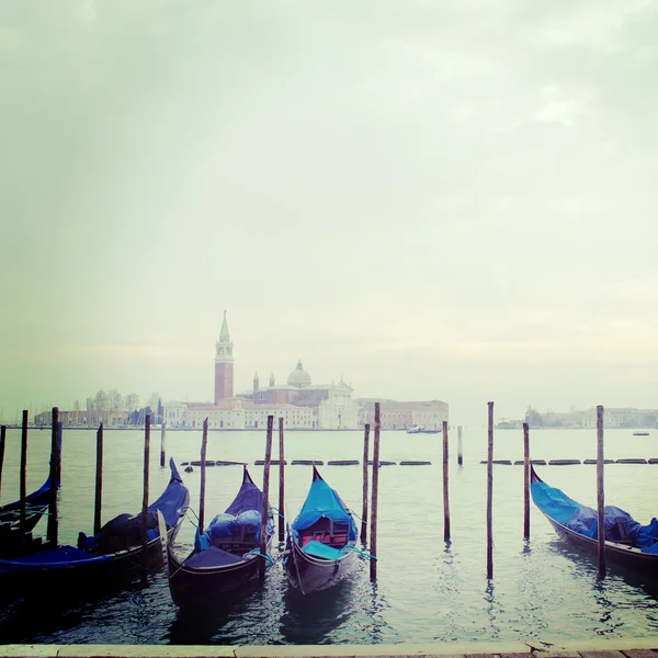 Vintage gondolas — Stock Photo, Image