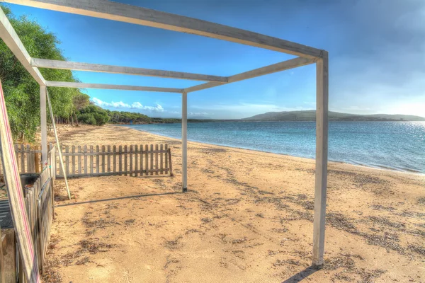 Praia em frente à praia de mugoni — Fotografia de Stock