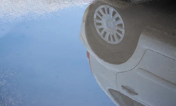 Reflexão carro — Fotografia de Stock