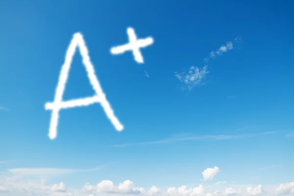 A in the sky — Stock Photo, Image