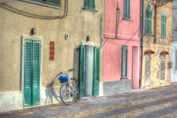 Велосипед на набережной Альгеро — стоковое фото