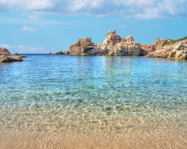 Playa Costa Paradiso en un día nublado — Foto de Stock