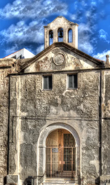 Iglesia Carmelo en Alghero, Italia . — Foto de Stock