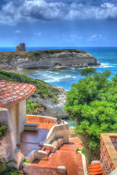 Italian house by the sea — Stock Photo, Image