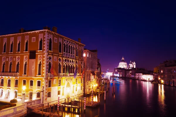 Grand Canal on a clear night — Stock Photo, Image
