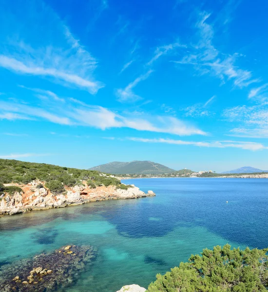 Cala Dragunara sotto le nuvole — Foto Stock