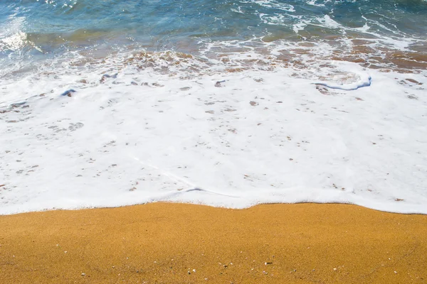 Primo piano di una riva dorata in Sardegna — Foto Stock