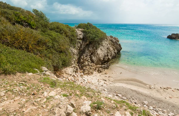 Wybrzeża Alghero na pochmurny dzień — Zdjęcie stockowe