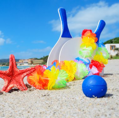 raketleri ve denizyıldızı deniz kenarında