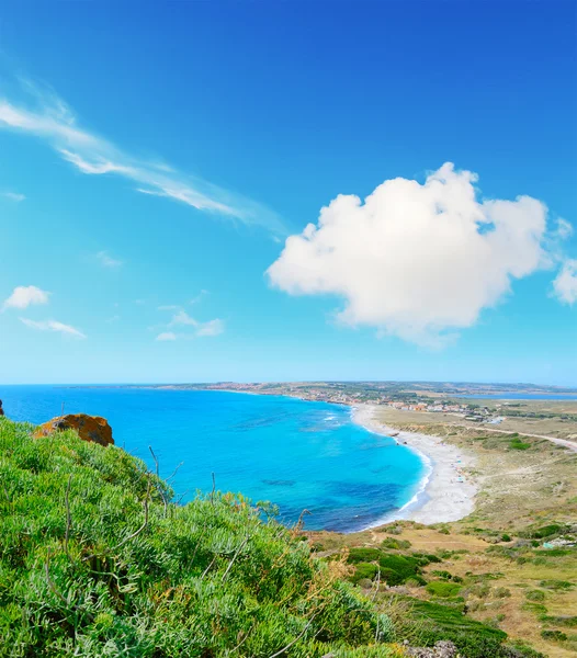 San Giovanni beach under clouds — Stock Photo, Image