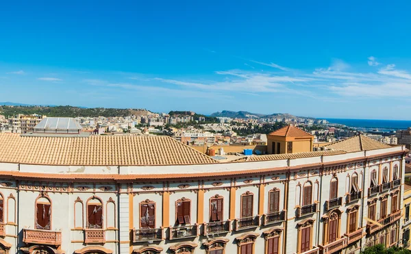 Cagliari panoramik manzaralı açık bir günde — Stok fotoğraf