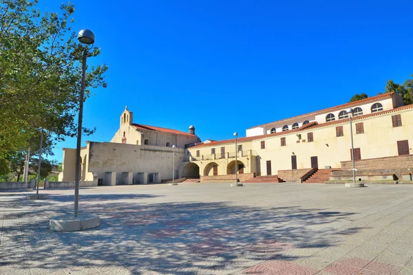 Valverde sanctuary square in Alghero — Stock Photo, Image