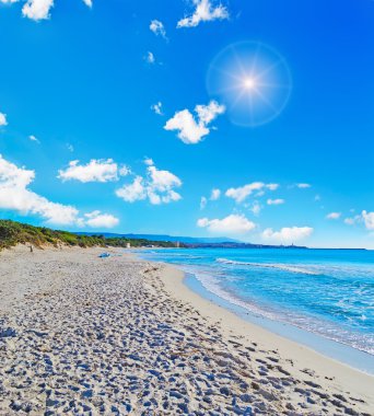 Alghero cityscape Maria Pia plaj gördüm