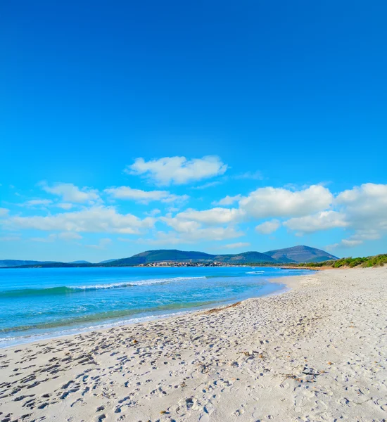 Maria Pia praia sob um céu azul — Fotografia de Stock