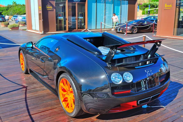 Bugatti Veyron in Porto Cervo Royalty Free Stock Photos
