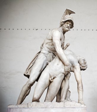 Patroclo e Menelao heykeli Floransa