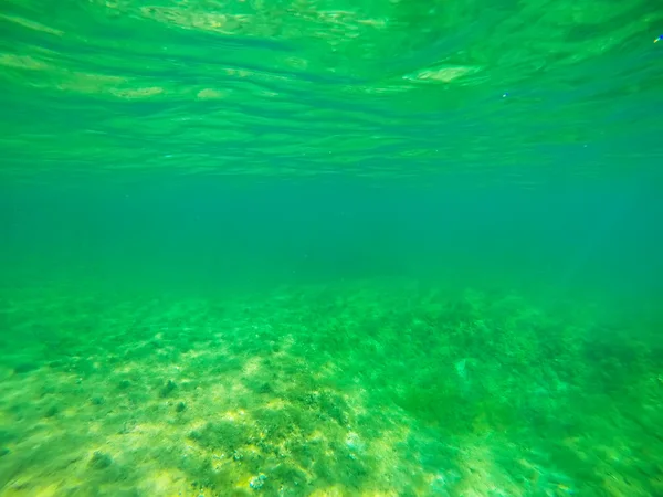 Grünes Wasser in Alghero — Stockfoto