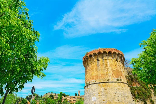 Starověké pozorování věž v San Gimignano — Stock fotografie