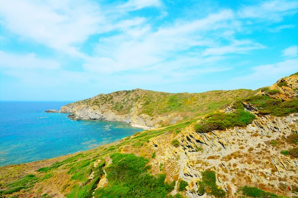 Mračna nad pobřeží Sardinie — Stock fotografie