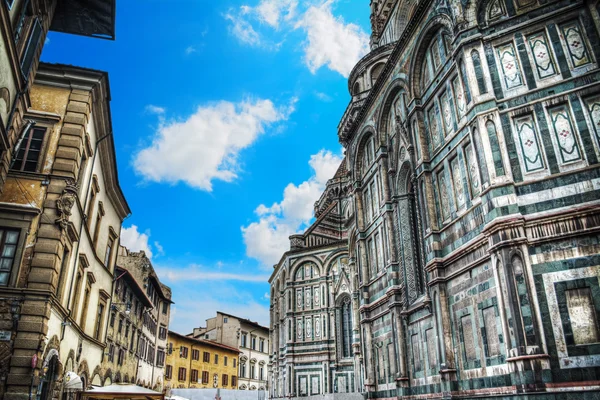 Piazza Duomo i Florens — Stockfoto