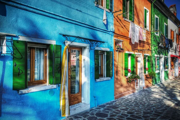 Edificio azul en Burano —  Fotos de Stock