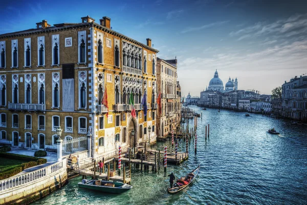 Grand Canal under a cloudy sky — Stock Photo, Image