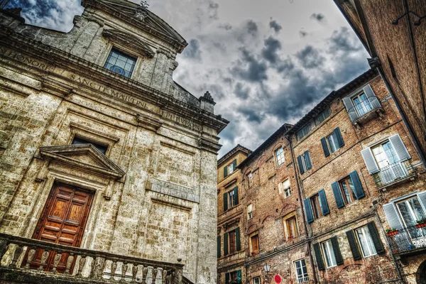 Kostel San Martino v Sieně — Stock fotografie