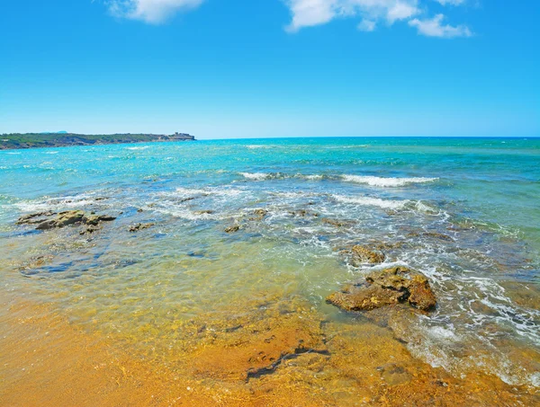 Porto ferro shore på en klar dag — Stockfoto