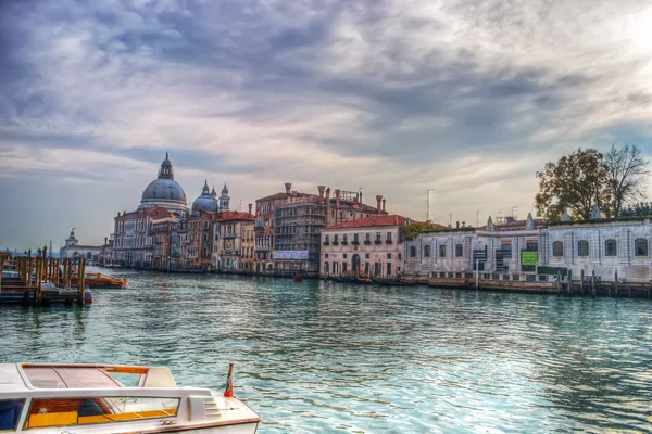 Venice grand canal tonem hdr — Zdjęcie stockowe