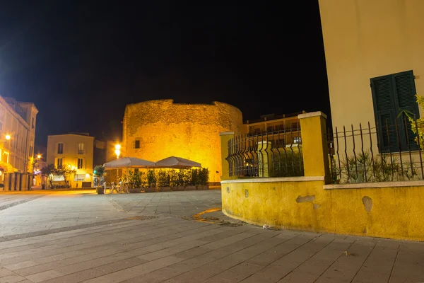 Largo San Francesco Alghero, İtalya — Stok fotoğraf