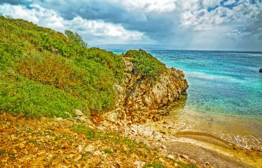 Alghero'da yeşil koyu