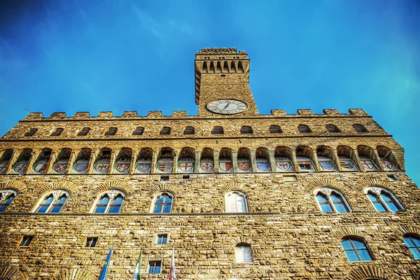 Palazzo Vecchio in Piazza della Signoria — Foto Stock