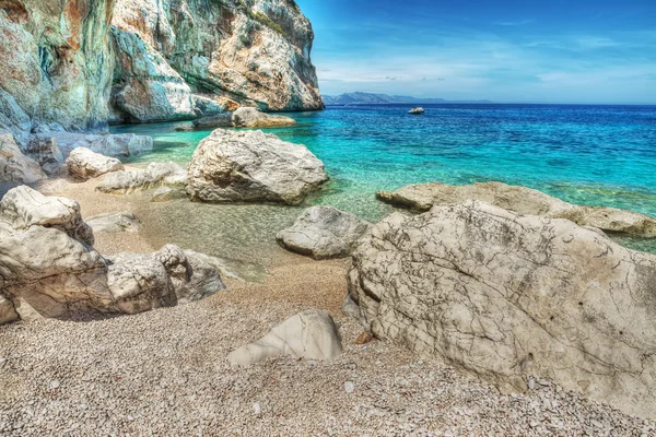 Verdensberømte Cala Mariolu på Sardinien - Stock-foto