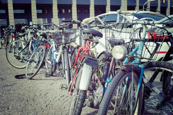 Gamla cyklar i Bologna — Stockfoto