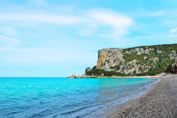 Cala Luna beach on a cloudy day — Stock Photo, Image