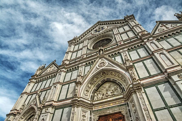 Santa Croce katedralen i hdr — Stockfoto