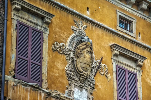 Antique emblem in Siena — Stock Photo, Image