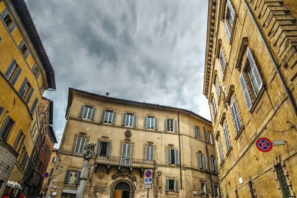 Piazza di Postierla w Siena — Zdjęcie stockowe